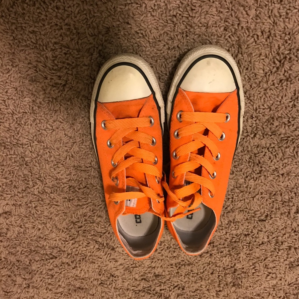 Orange Converse